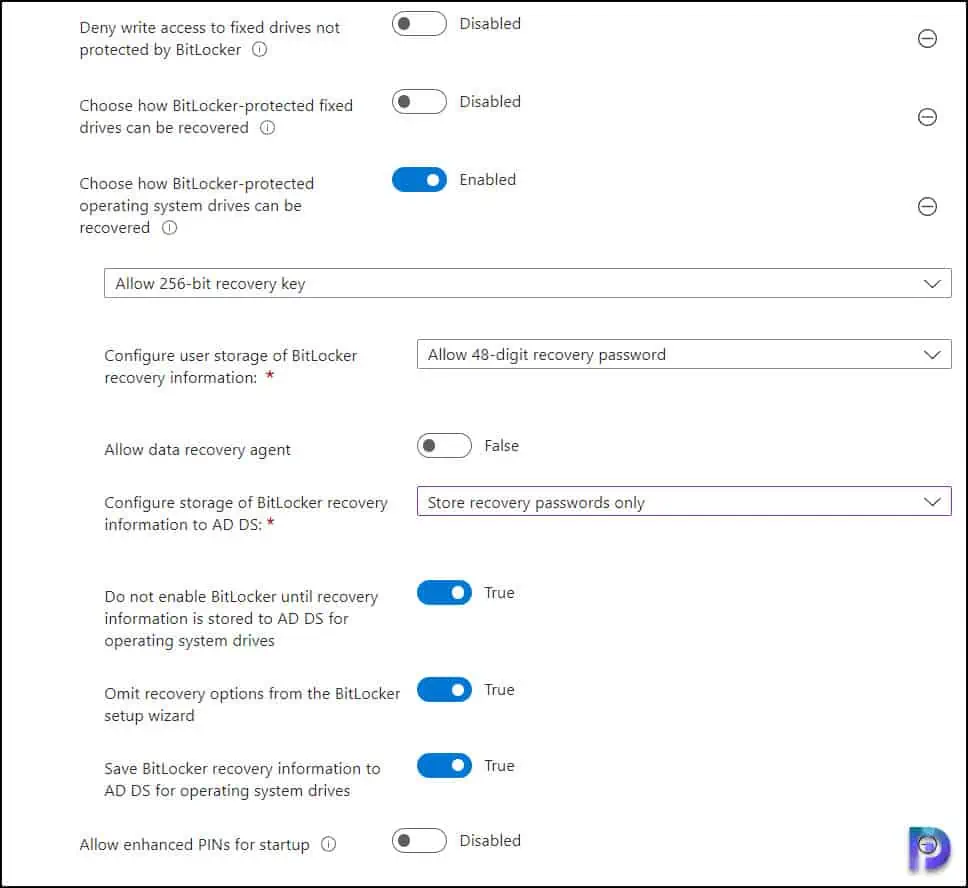 How to Deploy Bitlocker using Intune Settings Catalog 📑 8 Bitlocker Fixed Data Drives in Intune Settings Catalog