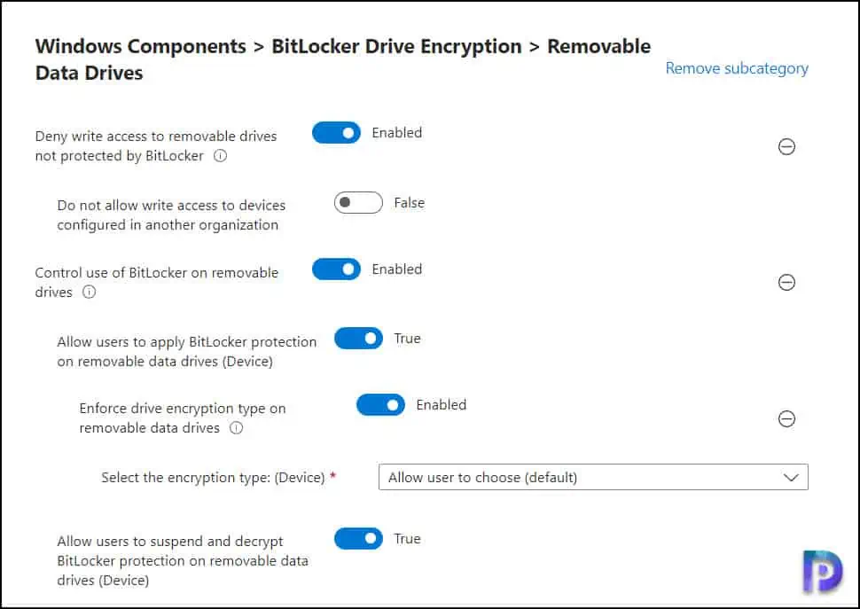 How to Deploy Bitlocker using Intune Settings Catalog 📑 9 Configure Removable Data Drives | Deploy Bitlocker using Intune Settings Catalog