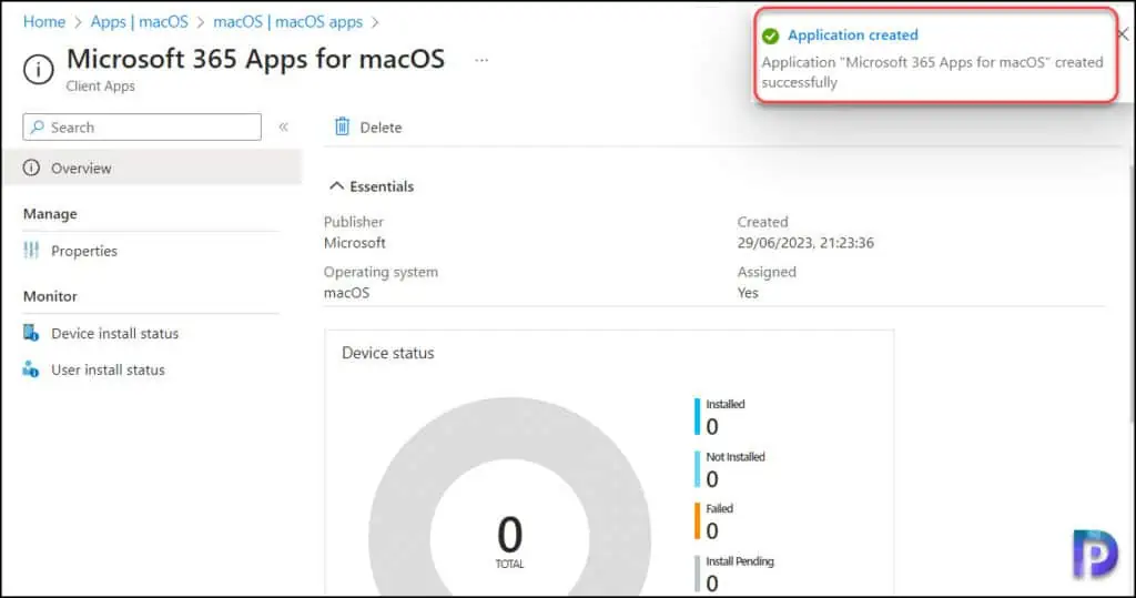 Deploy Microsoft 365 for MacOS using Intune 6 Deploy Microsoft 365 Apps for Mac
