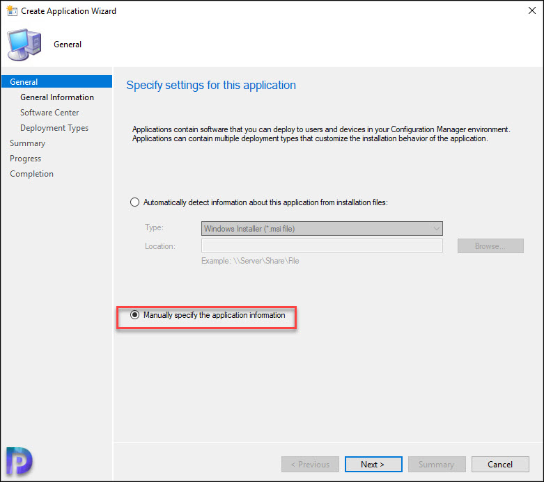Deploy Microsoft Edge WebView2 Using ConfigMgr 2 Create Microsoft Edge WebView2 Application
