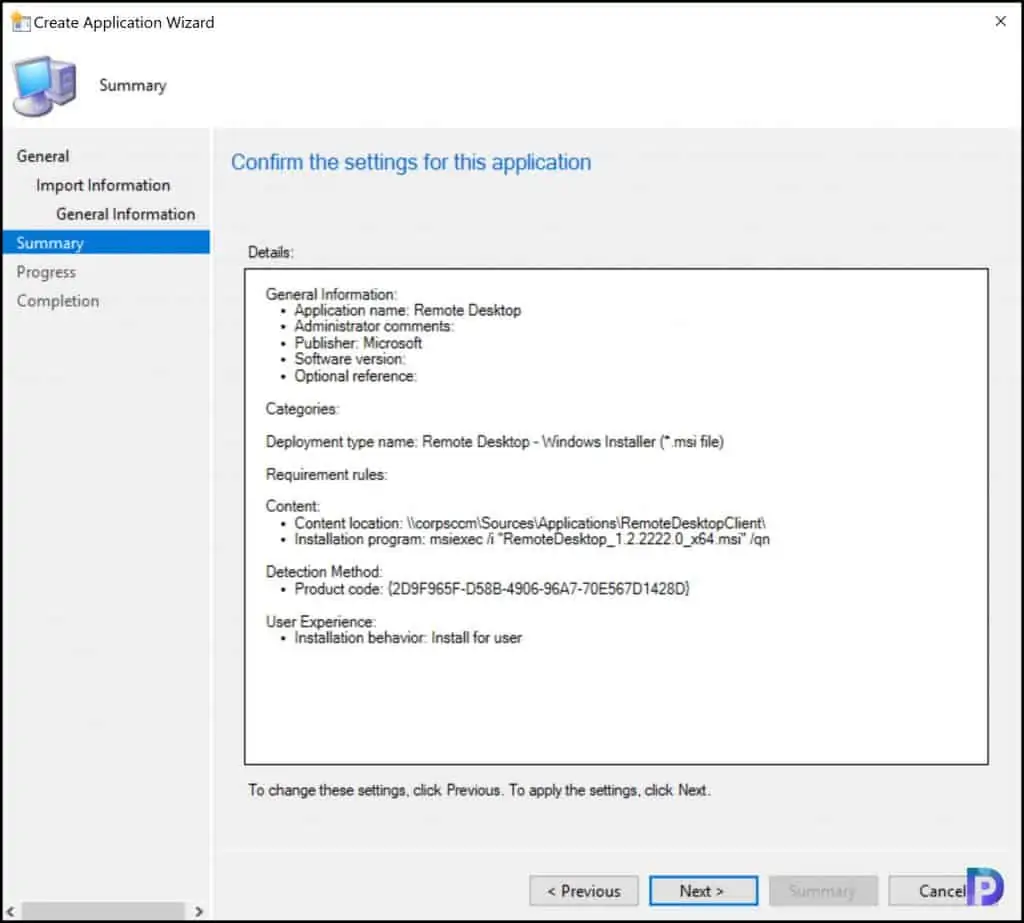 Deploy Remote Desktop Client using SCCM | ConfigMgr 5 Create Remote Desktop Client Application in SCCM