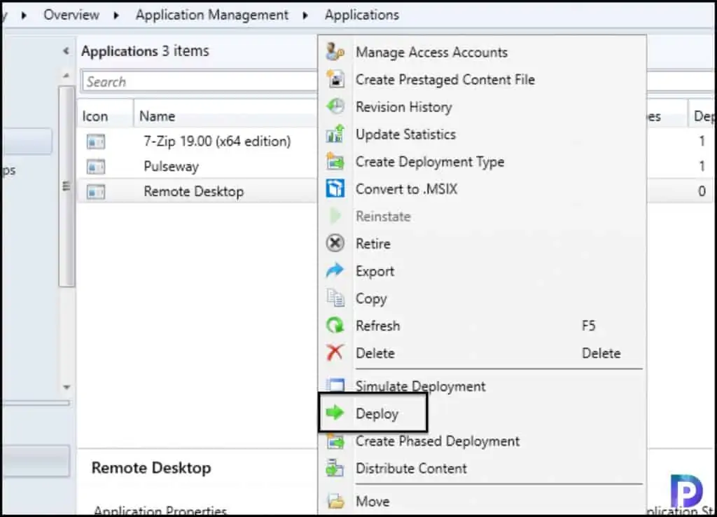 Deploy Remote Desktop Client using SCCM | ConfigMgr 7 Deploy Remote Desktop Client using SCCM