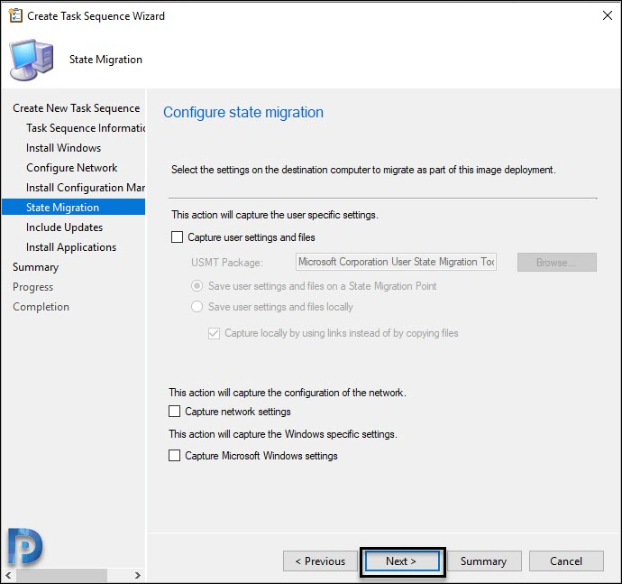 Deploy Windows 10 2004 using SCCM | Configuration Manager 14 State Migration