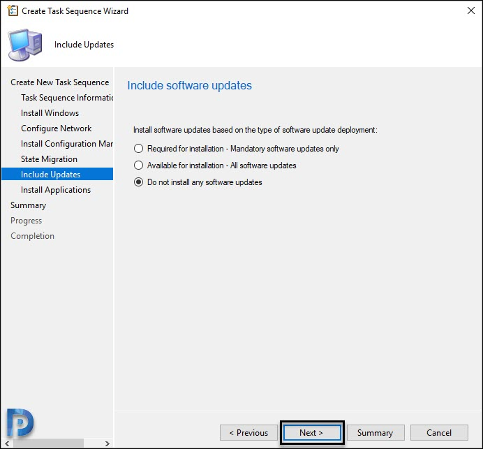 Deploy Windows 10 2004 using SCCM | Configuration Manager 15 Include Windows Updates