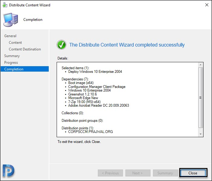 Deploy Windows 10 2004 using SCCM | Configuration Manager 26 Task Sequence Completion