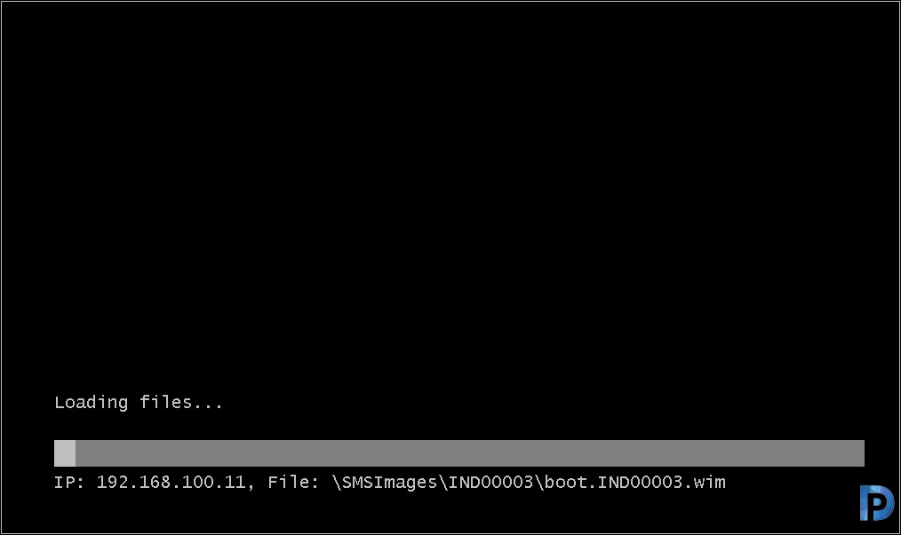 Deploy Windows 10 2004 using SCCM | Configuration Manager 37 Loading Boot image
