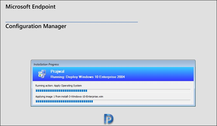 Deploy Windows 10 2004 using SCCM | Configuration Manager 40 Apply Operating System image step