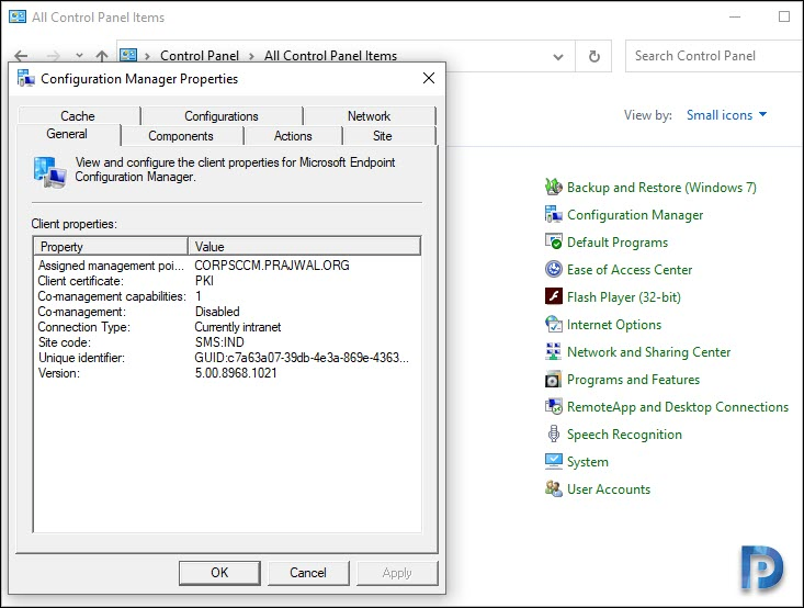 Deploy Windows 10 2004 using SCCM | Configuration Manager 43 Check Configuration Manager client