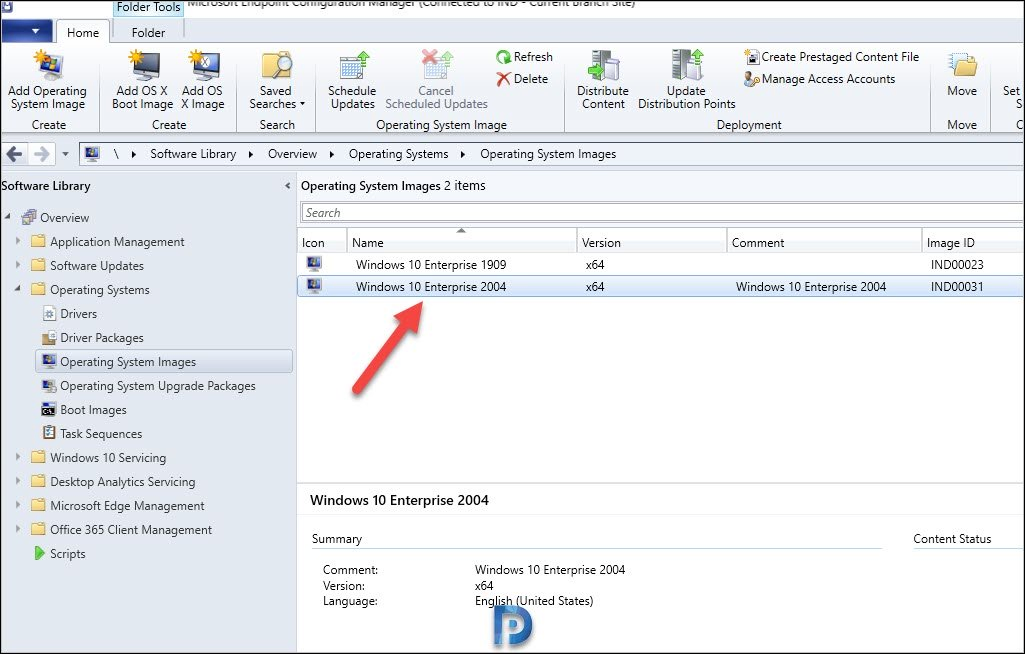 Deploy Windows 10 2004 using SCCM | Configuration Manager 7 Windows 10 2004 OS Image
