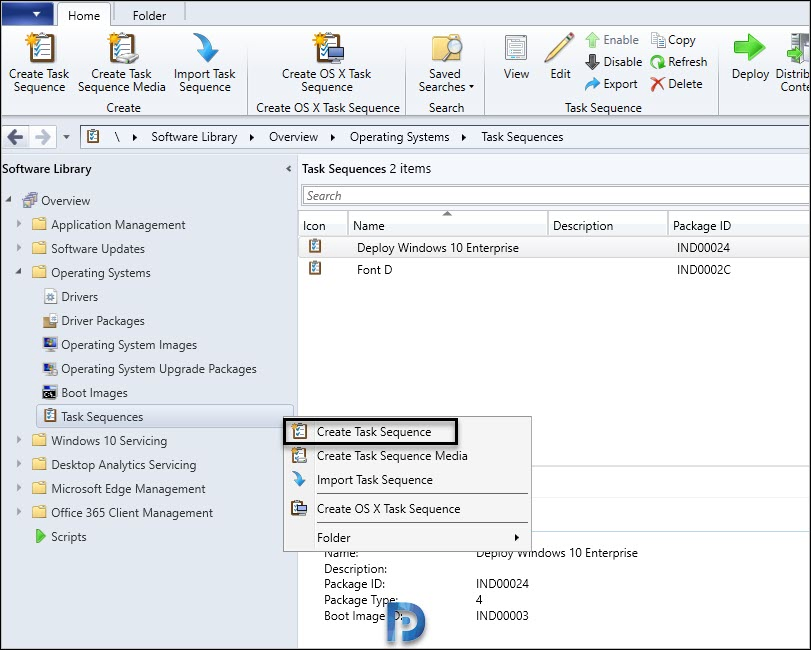 Deploy Windows 10 2004 using SCCM | Configuration Manager 8 Create SCCM Task Sequence to deploy Windows 10 2004