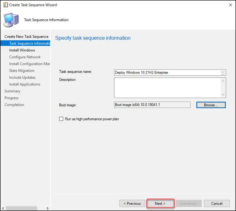 Easy Steps to Deploy Windows 10 21H2 using SCCM | ConfigMgr 13 Create ConfigMgr Task Sequence to Deploy Windows 10 21H2