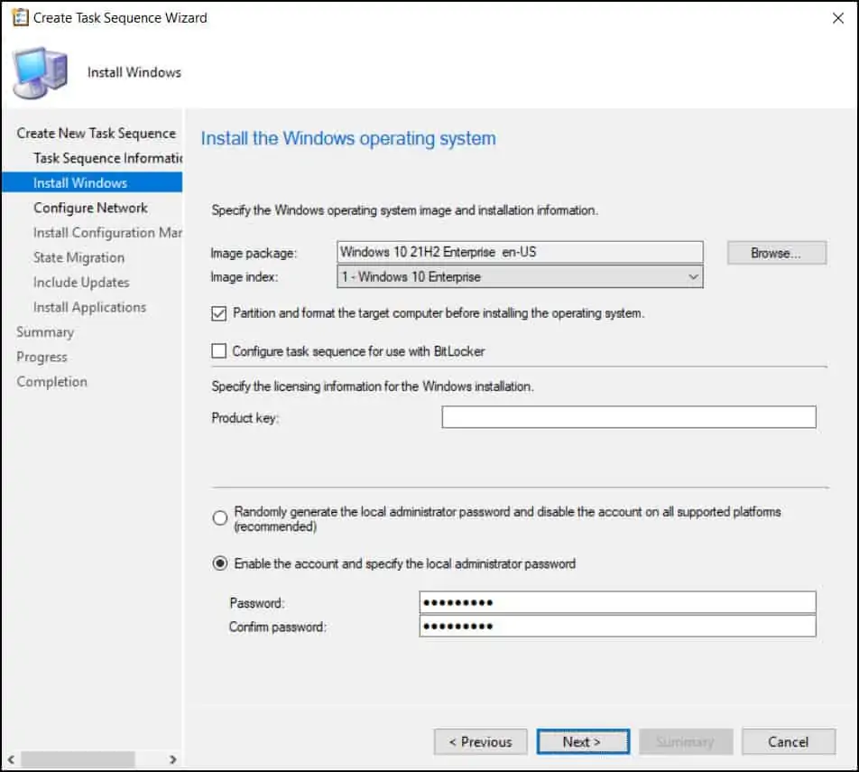 Easy Steps to Deploy Windows 10 21H2 using SCCM | ConfigMgr 14 Create Windows 10 21H2 SCCM Task Sequence