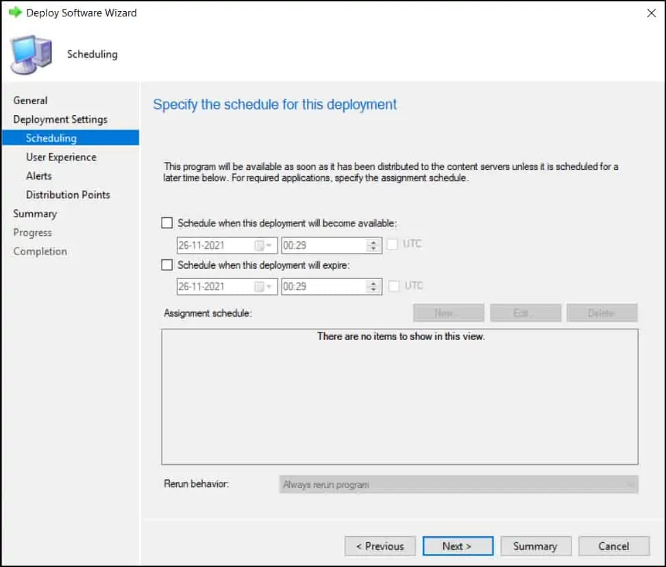 Easy Steps to Deploy Windows 10 21H2 using SCCM | ConfigMgr 24 Deploy Windows 10 21H2 using SCCM - Schedule Deployment