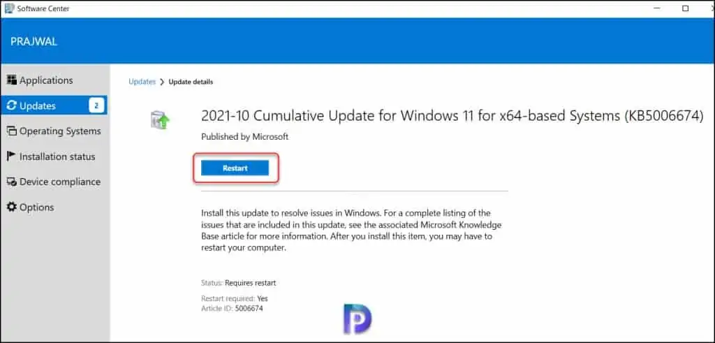 Deploy Windows 11 Updates Using ConfigMgr ADR 18 Test the Windows 11 Updates Deployment
