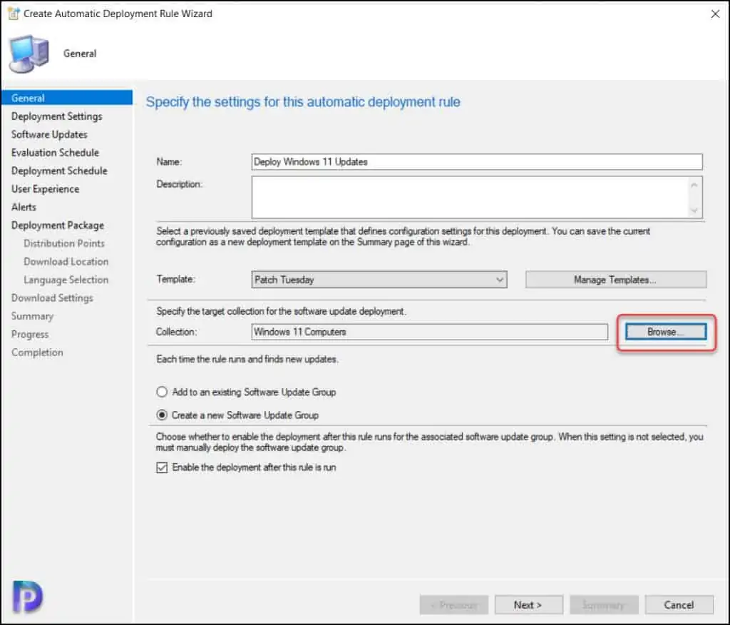 Deploy Windows 11 Updates Using ConfigMgr ADR 3 ConfigMgr ADR Settings