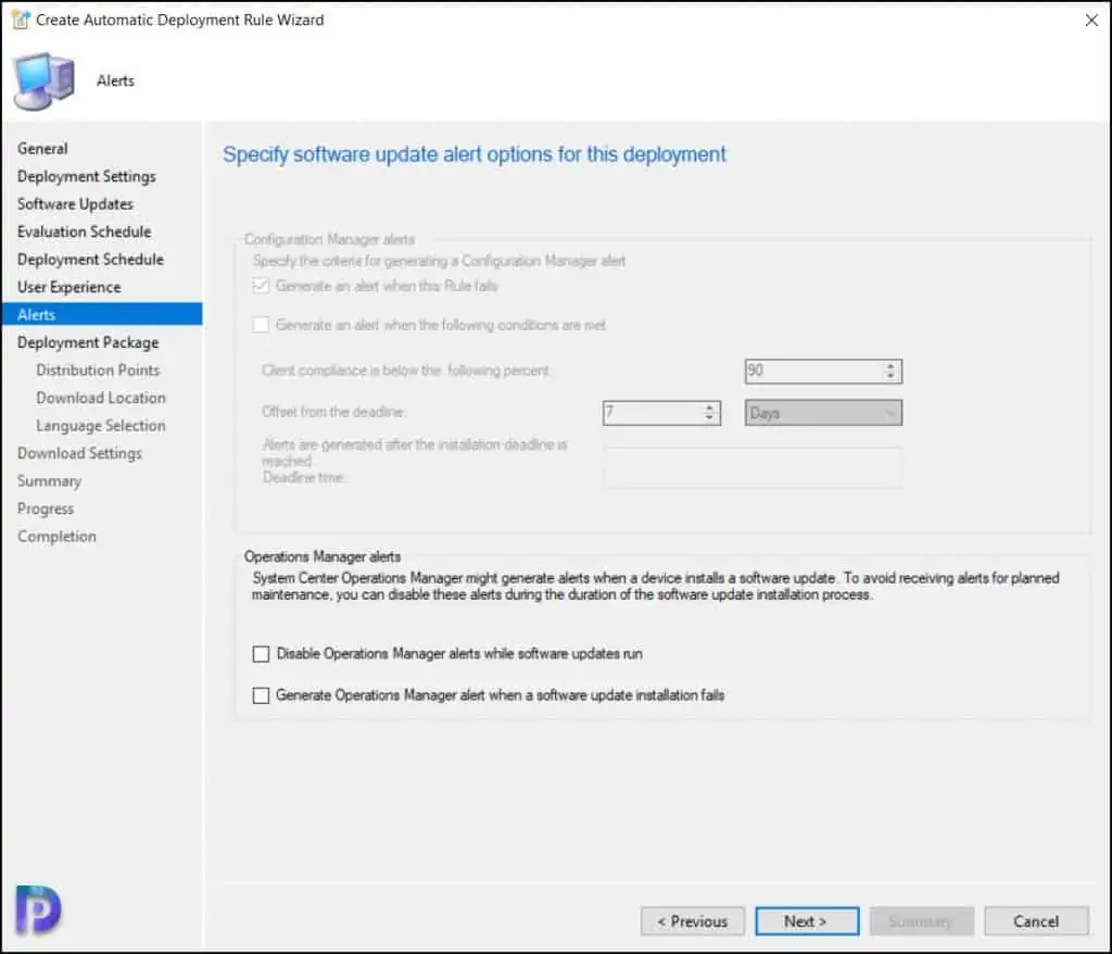 Deploy Windows 11 Updates Using ConfigMgr ADR 10 ADR Alerts