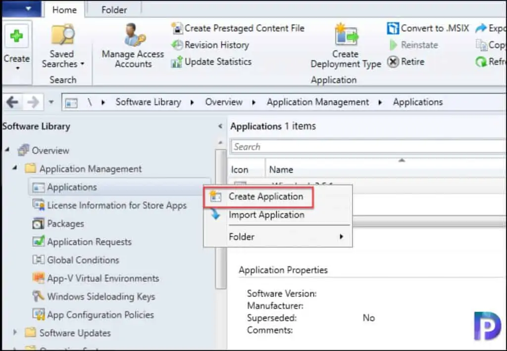 Deploy Windows Admin Center using SCCM | ConfigMgr 1 Add Windows Admin Center Application in SCCM