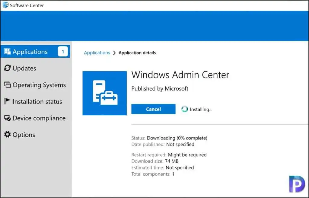 Deploy Windows Admin Center using SCCM | ConfigMgr 11 Deploy Windows Admin Center using SCCM