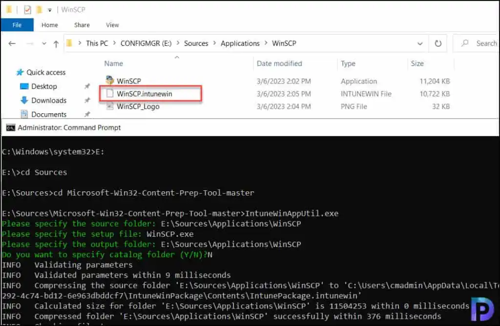 Step-by-Step Guide to Deploy WinSCP using Intune (Win32 App) 2 Convert WinSCP to WinSCP.intunewin file
