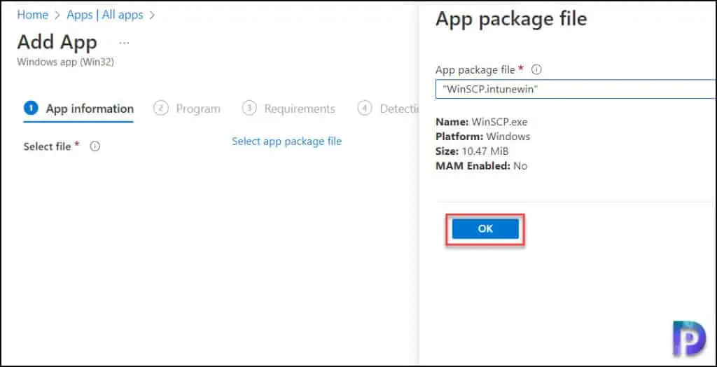 Step-by-Step Guide to Deploy WinSCP using Intune (Win32 App) 5 Add WinSCP Win32 App into Intune | WinSCP Deployment Using Intune