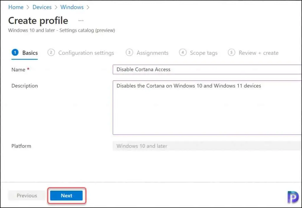 6 Best Ways to Disable Cortana in Windows 11 15 Create Profile - Name