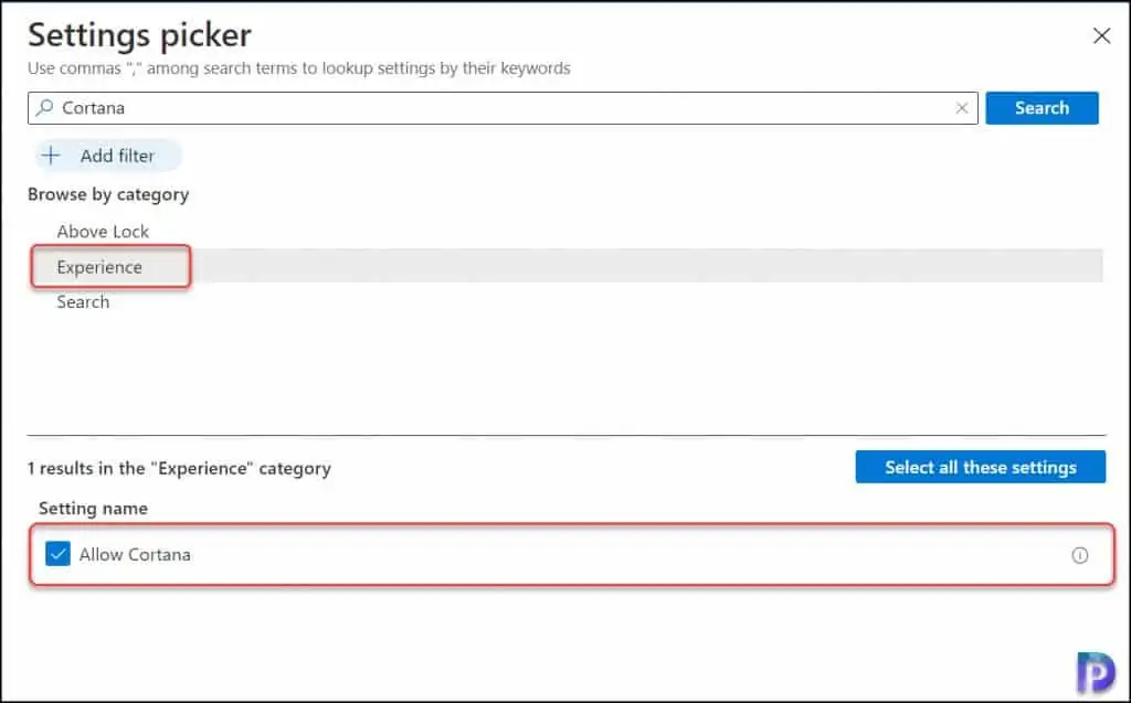 6 Best Ways to Disable Cortana in Windows 11 17 Settings Picker - Cortana Experience