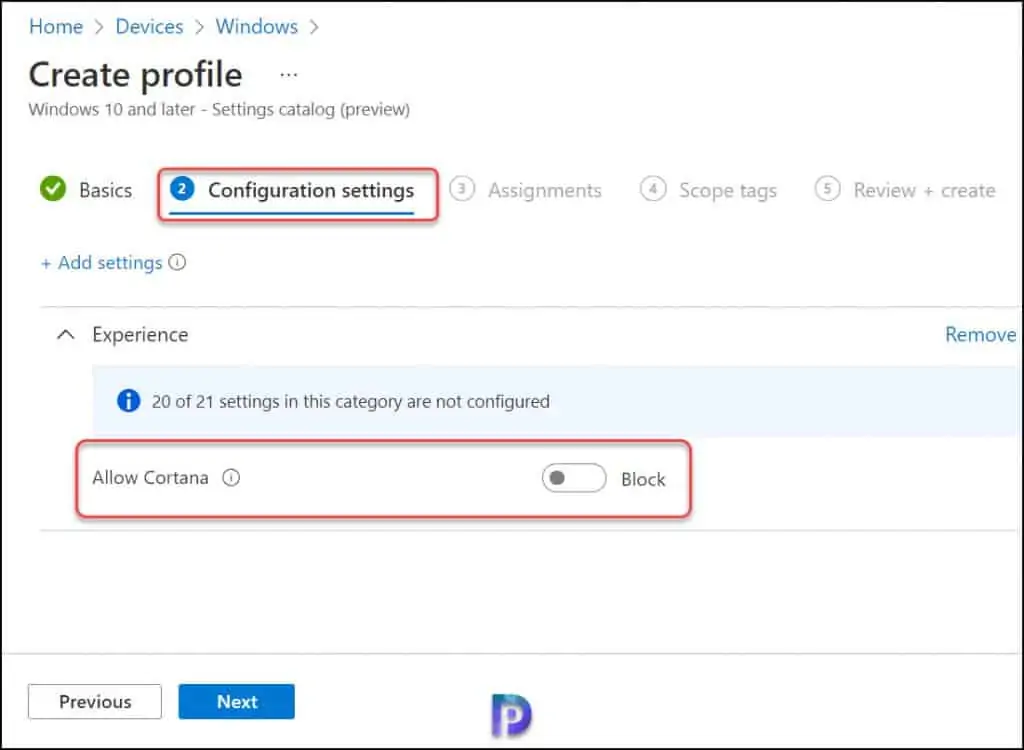 6 Best Ways to Disable Cortana in Windows 11 18 Disable Cortana using Intune