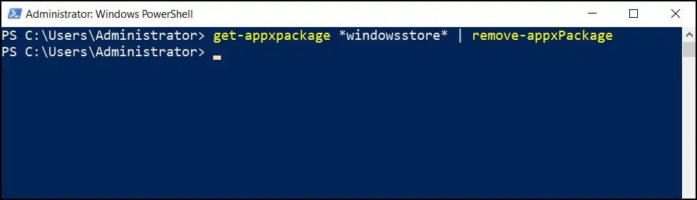 Enable or Disable Microsoft Store on Windows: 7 Best Methods 4 Disable Microsoft Store using PowerShell