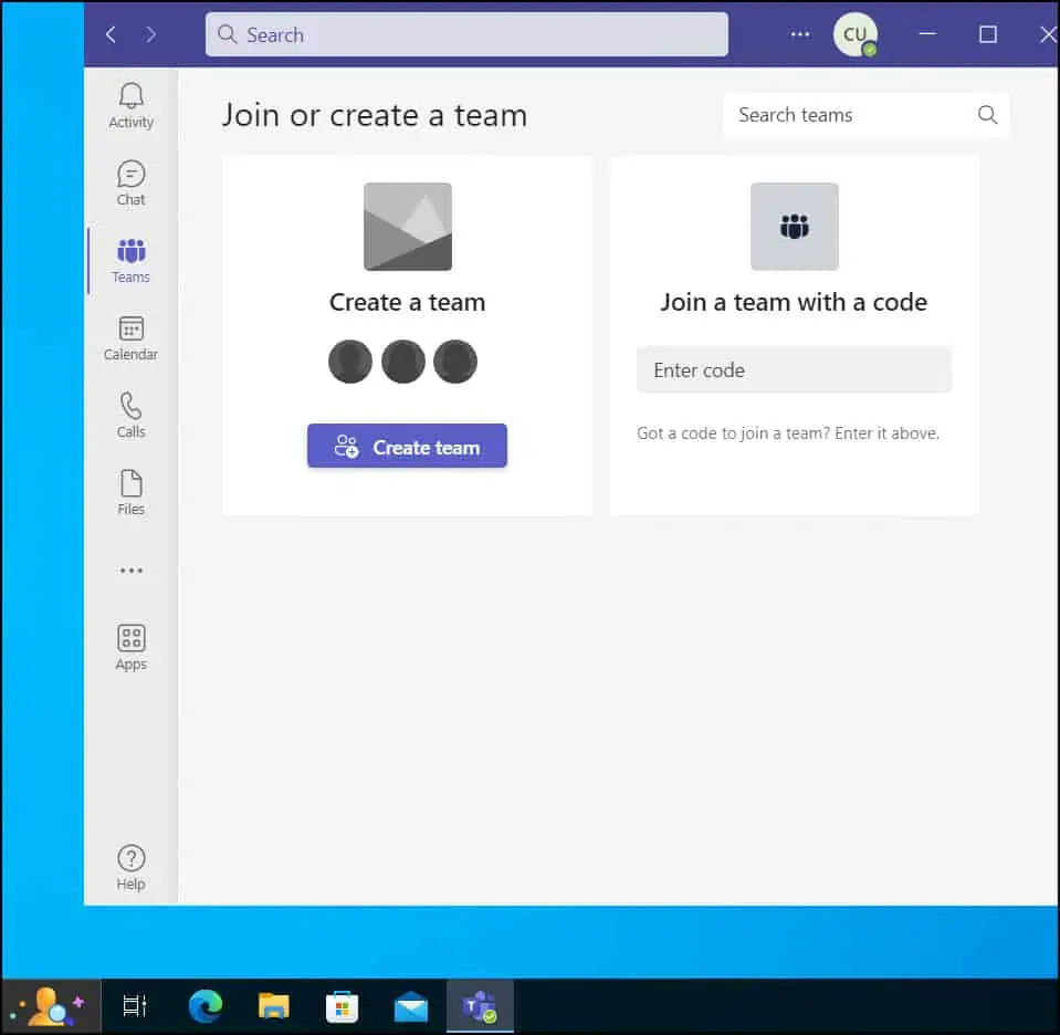 Microsoft Teams Launching During Startup