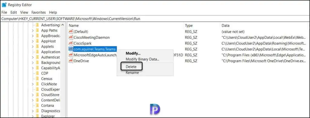 5 Methods to Disable Microsoft Teams Auto Startup on Windows 5 Prevent Microsoft Teams Auto Startup using Registry