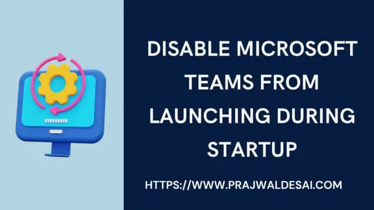 5 Methods to Disable Microsoft Teams Auto Startup on Windows 1 5 Methods to Disable Microsoft Teams Auto Startup on Windows
