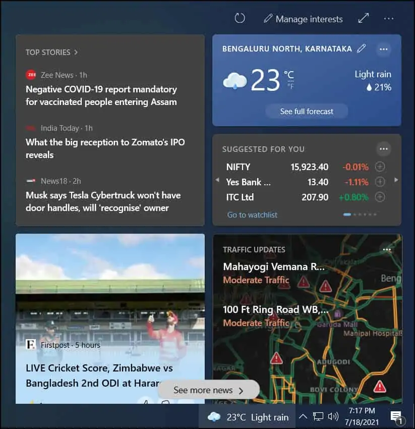 3 Easy Ways to Disable News and Interests in Windows 10 1 News and Interests in Windows 10