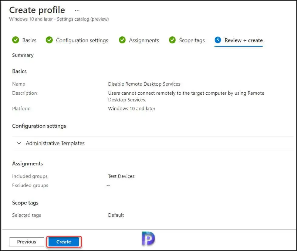 Enable/Disable Remote Desktop Access using Intune 9 Disable Remote Desktop Access using Intune