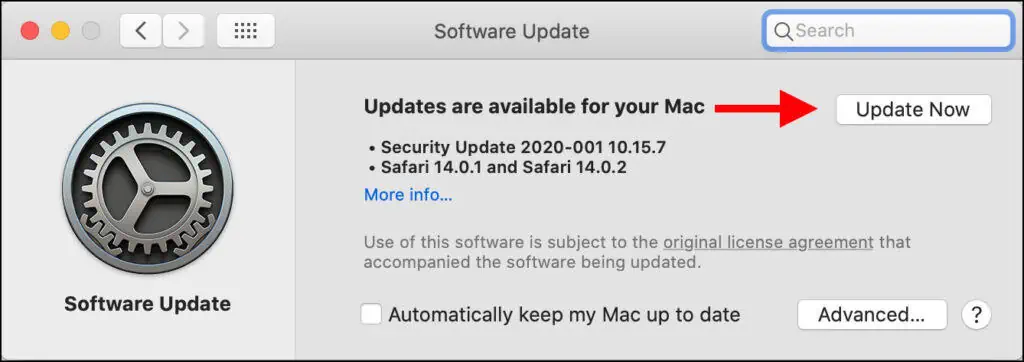 Disable Software Update Notifications on macOS Using Intune 1 macOS Software Update Notifications