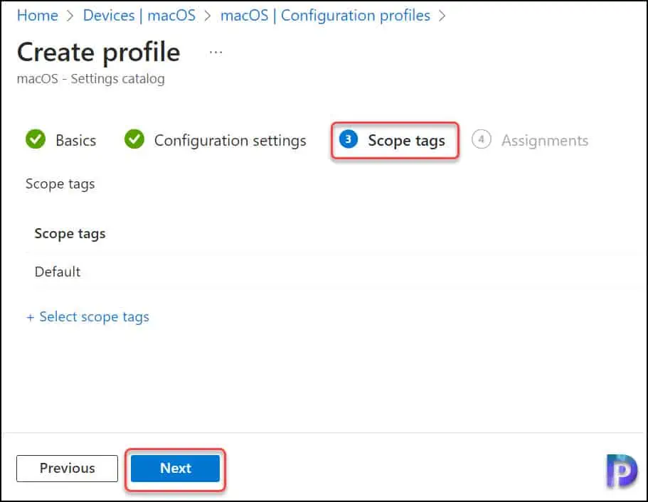 Disable Software Update Notifications on macOS Using Intune 8 Intune Scope Tags