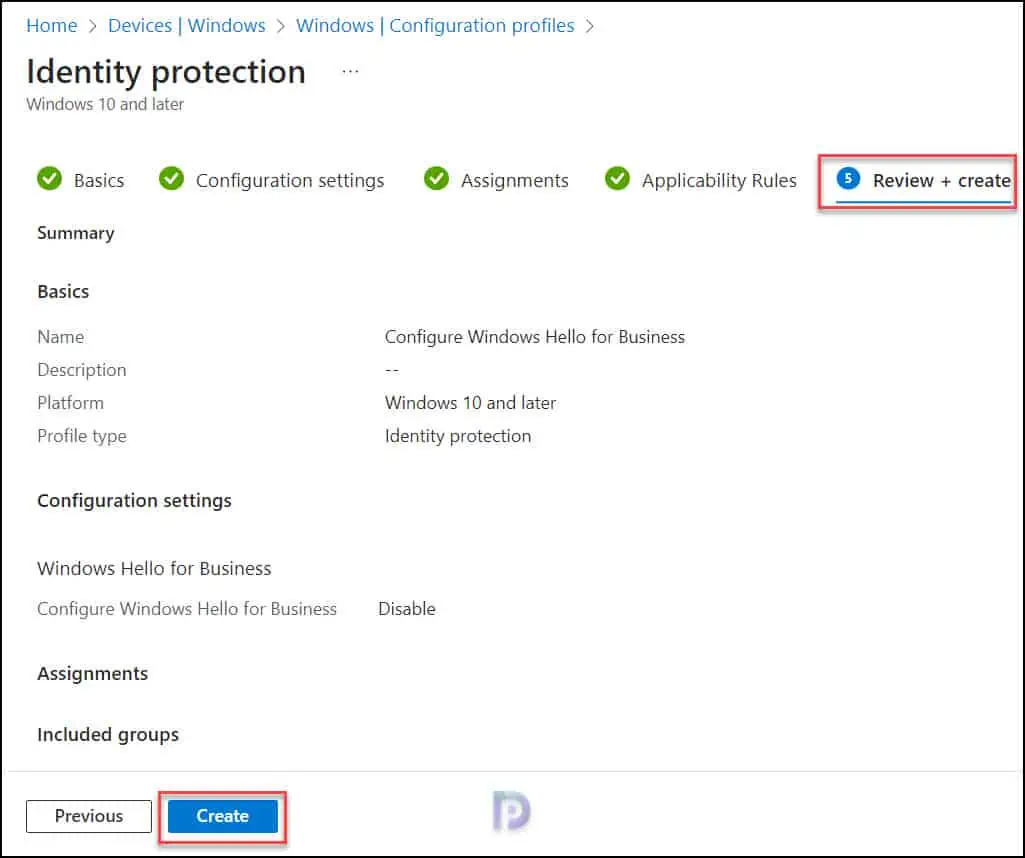 Disable Windows Hello for Business using Intune - Comprehensive Guide 12 Configure Windows Hello for Business using Intune
