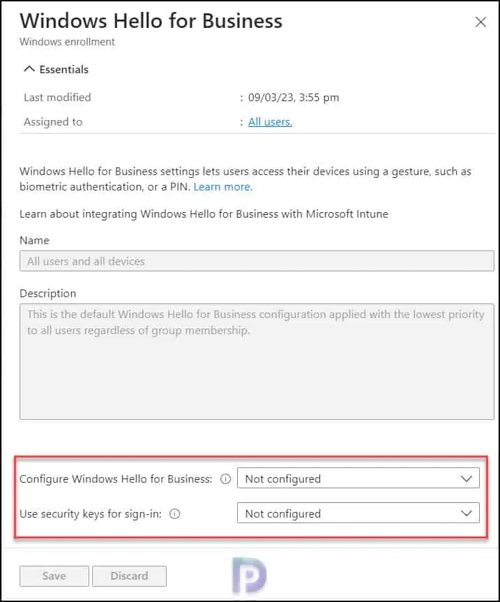 Disable Windows Hello for Business using Intune - Comprehensive Guide 3 Disable Windows Hello for Business using Intune
