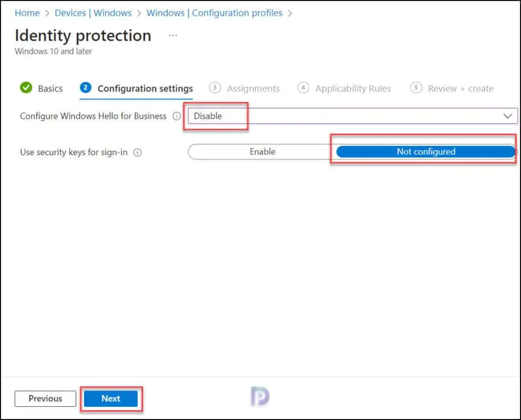 Disable Windows Hello for Business using Intune - Comprehensive Guide 9 Configure Windows Hello for Business using Intune