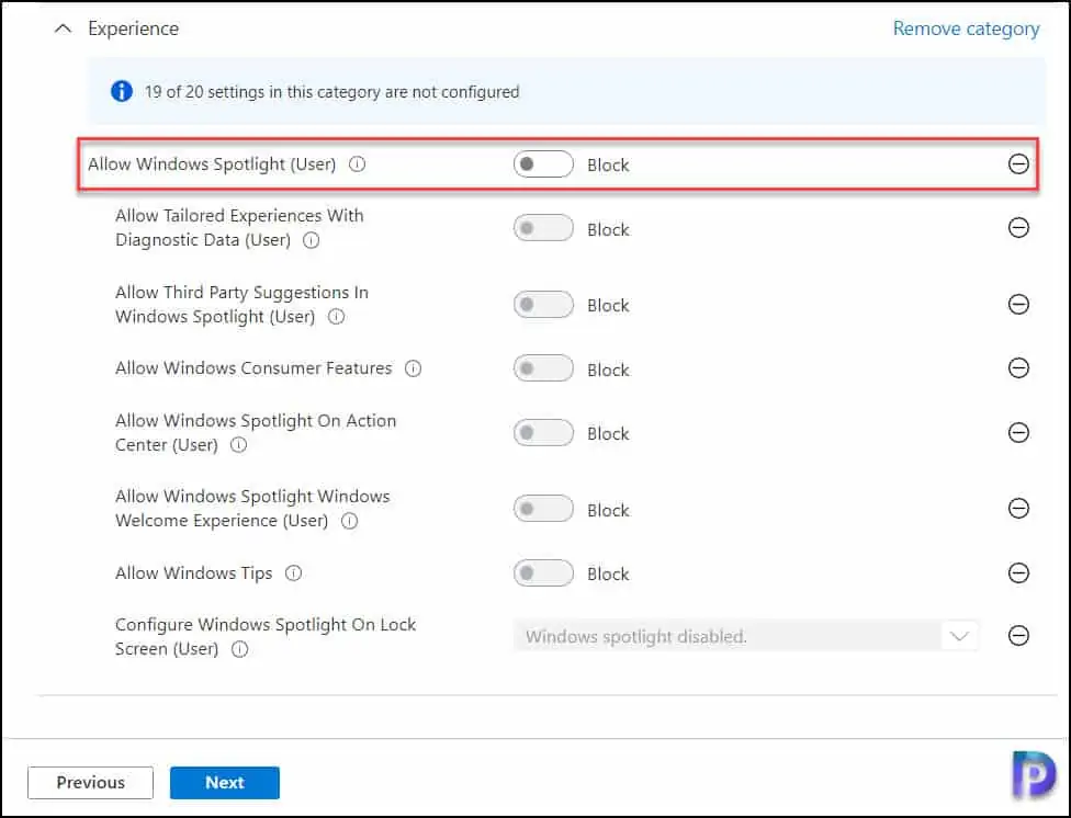 4 Unique Ways to Disable Windows Spotlight 16 Disable Windows Spotlight Using Intune