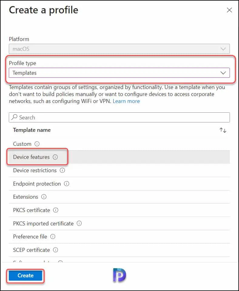 Display Lock Screen Message for MacOS Users using Intune 2 Create Configuration Profile in Intune | MacOS lock Screen Message