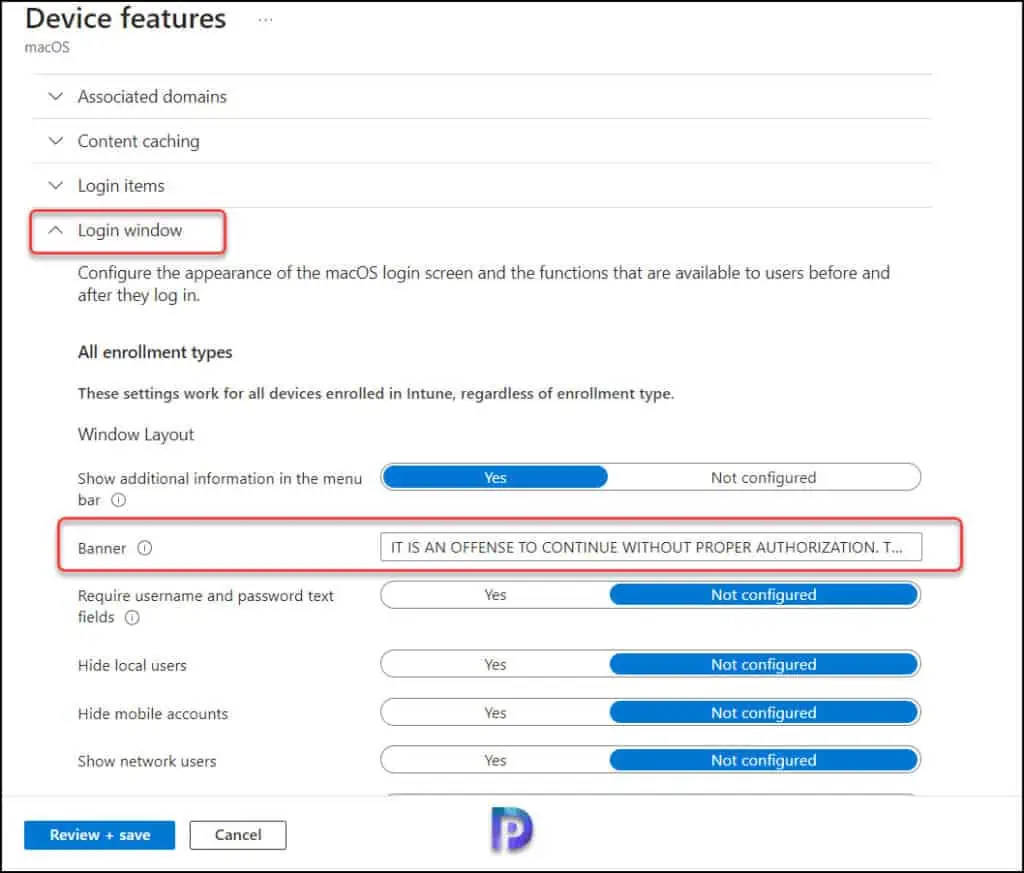 Display Lock Screen Message for MacOS Users using Intune 4 Display Lock Screen Message for MacOS users using Intune