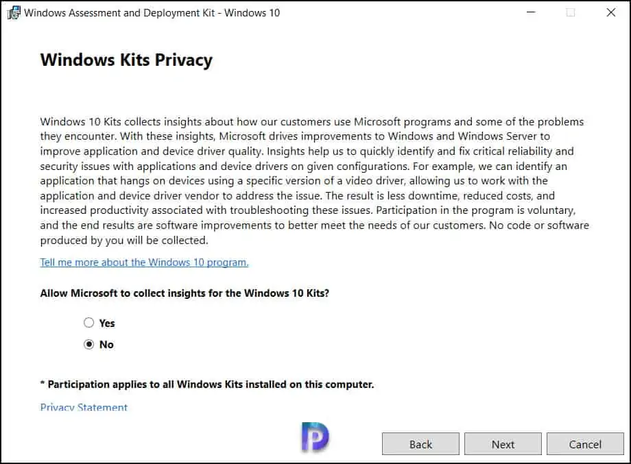 Download and Install ADK for Windows Server 2022 2 Install ADK for Windows Server 2022