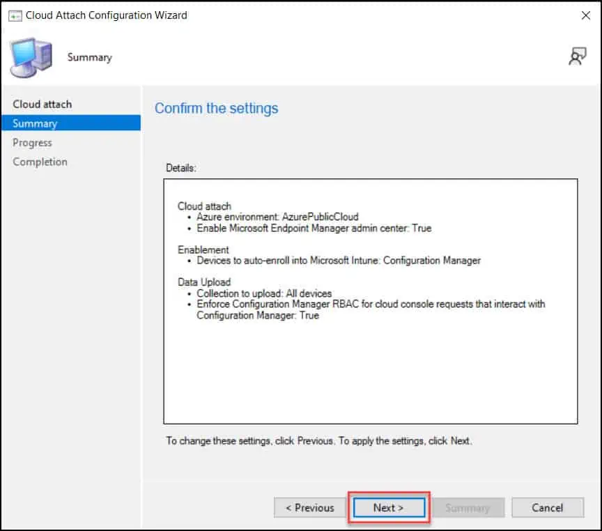 Enable Tenant Attach in ConfigMgr | SCCM Cloud Attach 5 Enable SCCM Cloud Attach