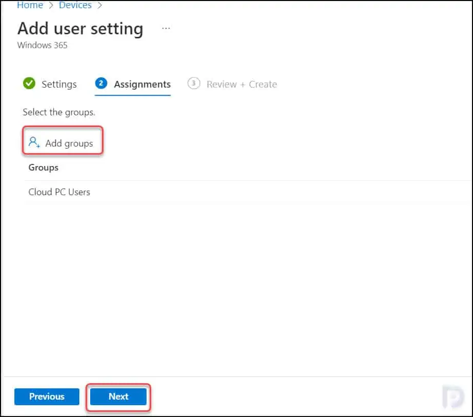 Enable Cloud PC Local Admin Access to User in Windows 365 4 Cloud PC Local Admin Access Assignment