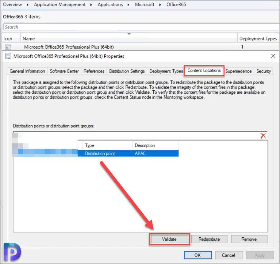 How to Enable Content Validation in SCCM on DP 6 Manually Validate Content on Distribution Point