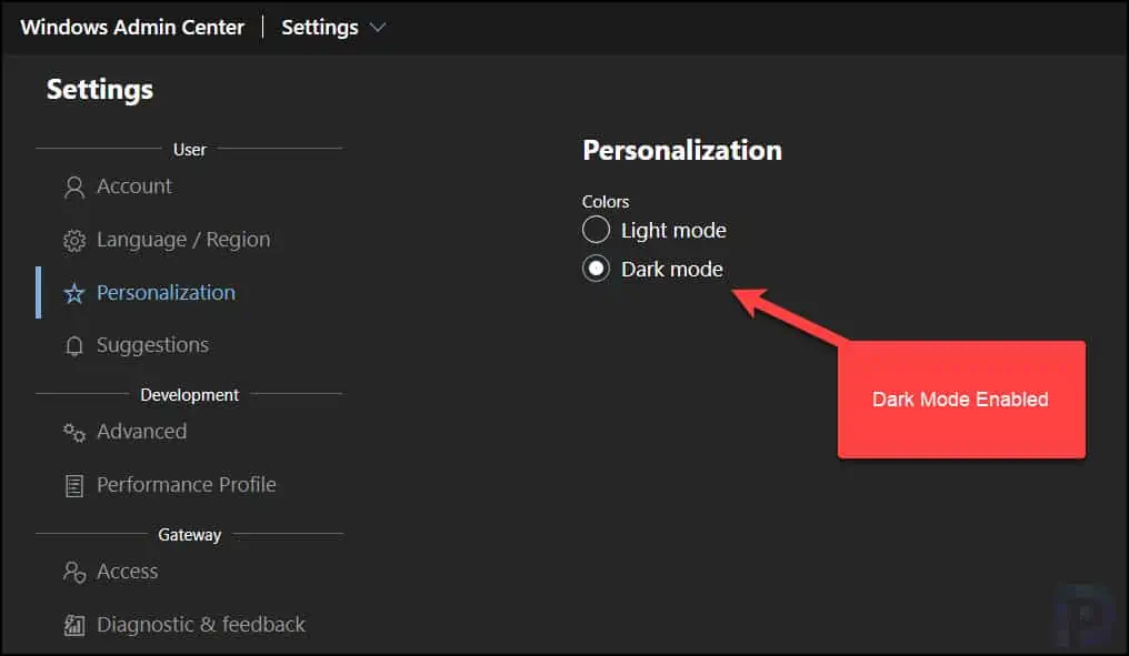 How To Enable Dark Mode for Windows Admin Center 4 Enable Dark Mode for Windows Admin Center