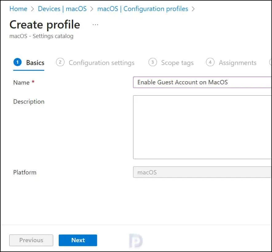 Enable Guest Account on MacOS using Intune 2 Enable Guest Account on MacOS using Intune