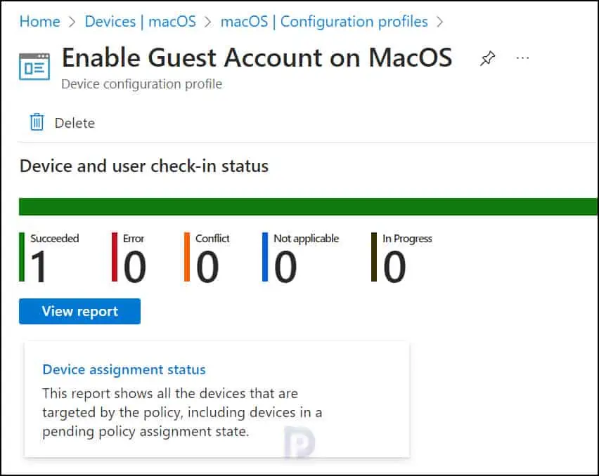 Enable Guest Account on MacOS using Intune 8 Monitor the macOS Guest Account Profile in Intune