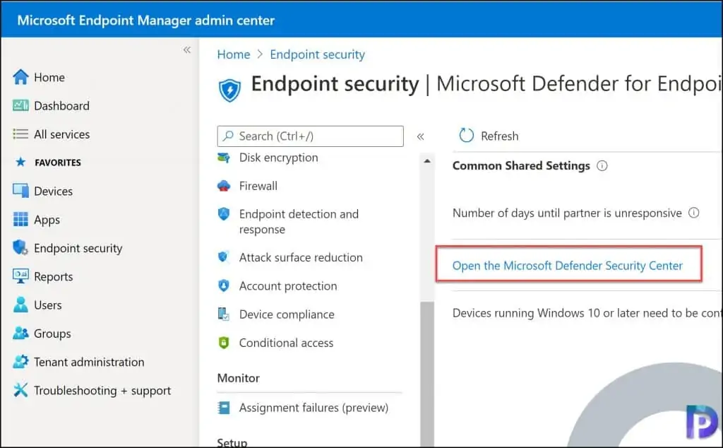 Enable Microsoft Defender for Endpoint in Intune 1 Enable Microsoft Defender for Endpoint in Intune