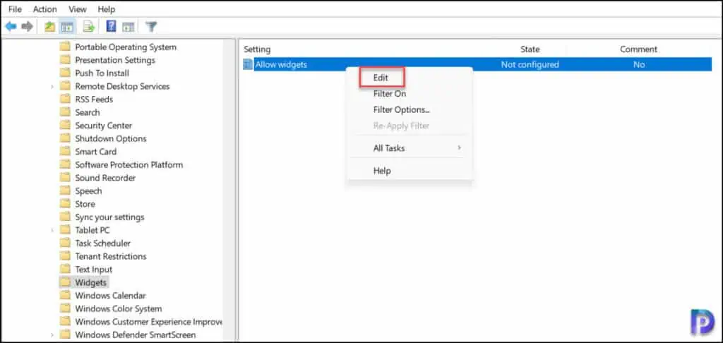 3 Methods to Disable Widgets in Windows 11 | GPO | Registry 4 Turn off Widgets using Group Policy